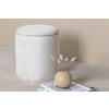 SITTPUFF i  - cremefärgad, Design, textil (32/40/32cm) - Livetastic