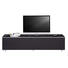 TV-ELEMENT 180/43/42 cm - Alufarben/Schwarz, Design, Glas/Holzwerkstoff (180/43/42cm) TV-ELEMENT 180/43/42 cm - Alufarben/Schwarz, Design, Glas/Holzwerkstoff (180/43/42cm)