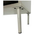 HIGHBOARD SNOW  in 70/121,6/40 cm  - Eichefarben/Goldfarben, Design, Holzwerkstoff/Metall (70/121,6/40cm) - Xora