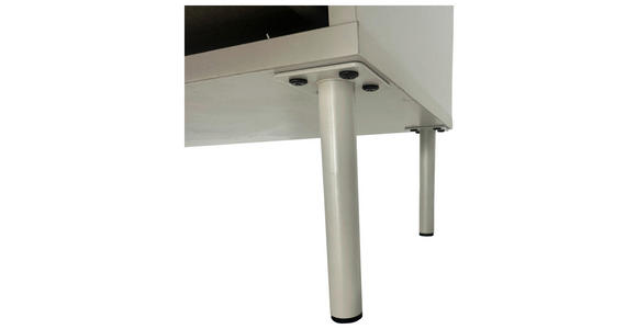 HIGHBOARD SNOW in 70/121,6/40 cm - Eichefarben/Goldfarben, Design, Holzwerkstoff/Metall (70/121,6/40cm) - Xora