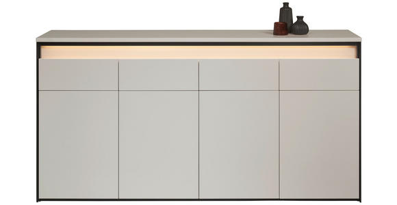 SIDEBOARD  in 174/88/38 cm  - Schwarz/Eiche Artisan, KONVENTIONELL, Holzwerkstoff (174/88/38cm) - Voleo