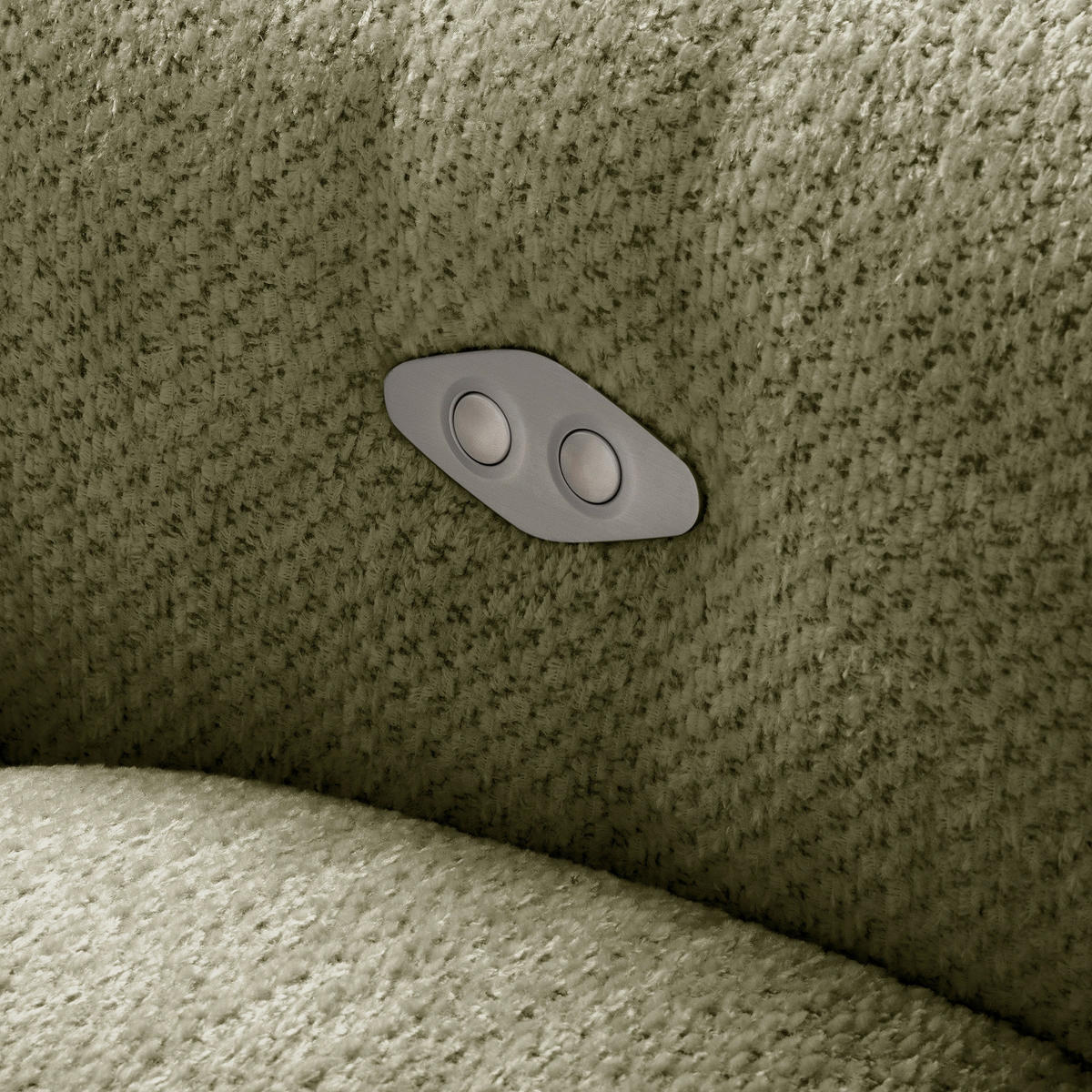 ECKSOFA  Webstoff Grün  - Schwarz/Grün, Design, Kunststoff/Textil (177/274cm) - Livetastic