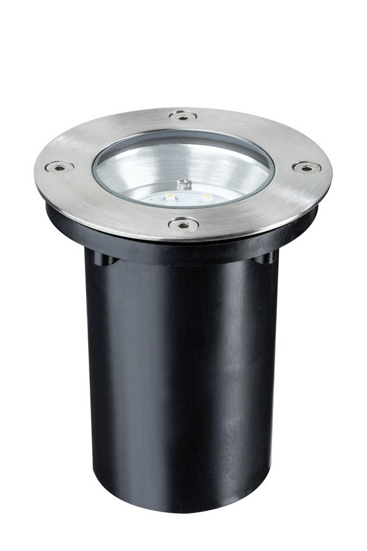 LED-AUßENLEUCHTE 11 cm  - Edelstahlfarben, Basics, Metall (11cm) - Paulmann
