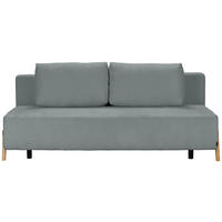 SCHLAFSOFA in Textil Grau  - Naturfarben/Grau, Design, Holz/Textil (211/88/102cm) - Niels Andersson