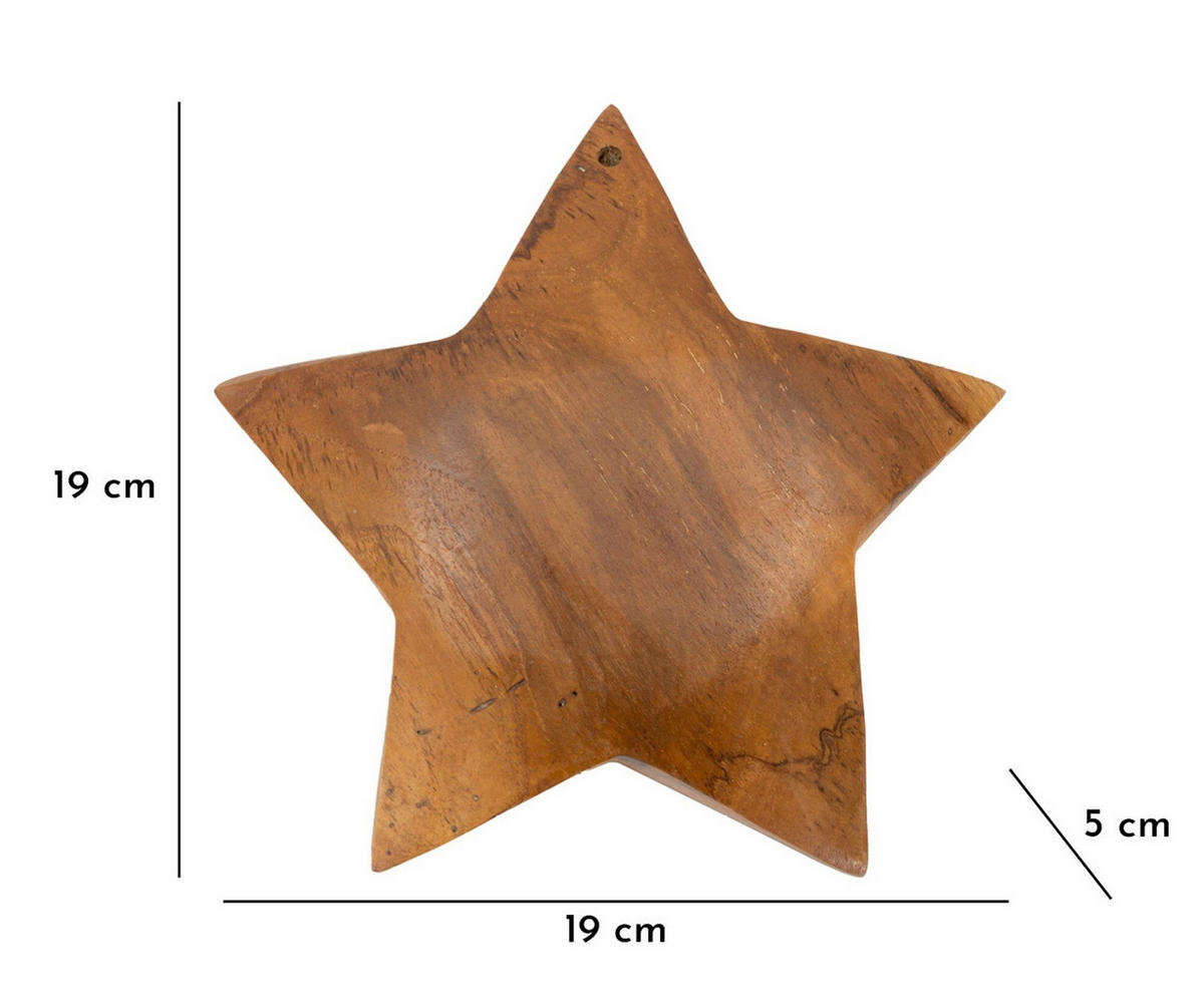 SKULPTUR - Braun, Basics, Holz (19/19/5cm)