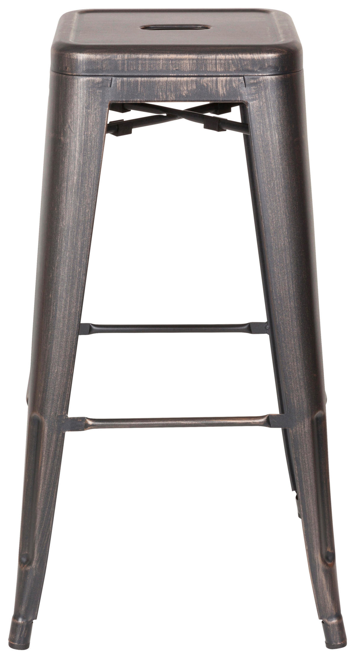 BAROVÁ STOLIČKA, čierna, zlatá - čierna/zlatá, Basics, kov (44/77/44cm) - MID.YOU