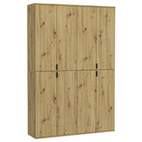 GARDEROBENSCHRANK 122/193/34 cm  - Konventionell, Holzwerkstoff/Kunststoff (122/193/34cm) - MID.YOU
