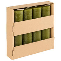 STUPNA SVIJEĆA  tamno zelena  - tamno zelena, Trend, prirodni materijali (3,5/14cm) - Ambia Home