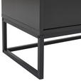 HIGHBOARD in 120/130/40 cm - Anthrazit/Schwarz, Design, Holzwerkstoff/Metall (120/130/40cm) - Novel