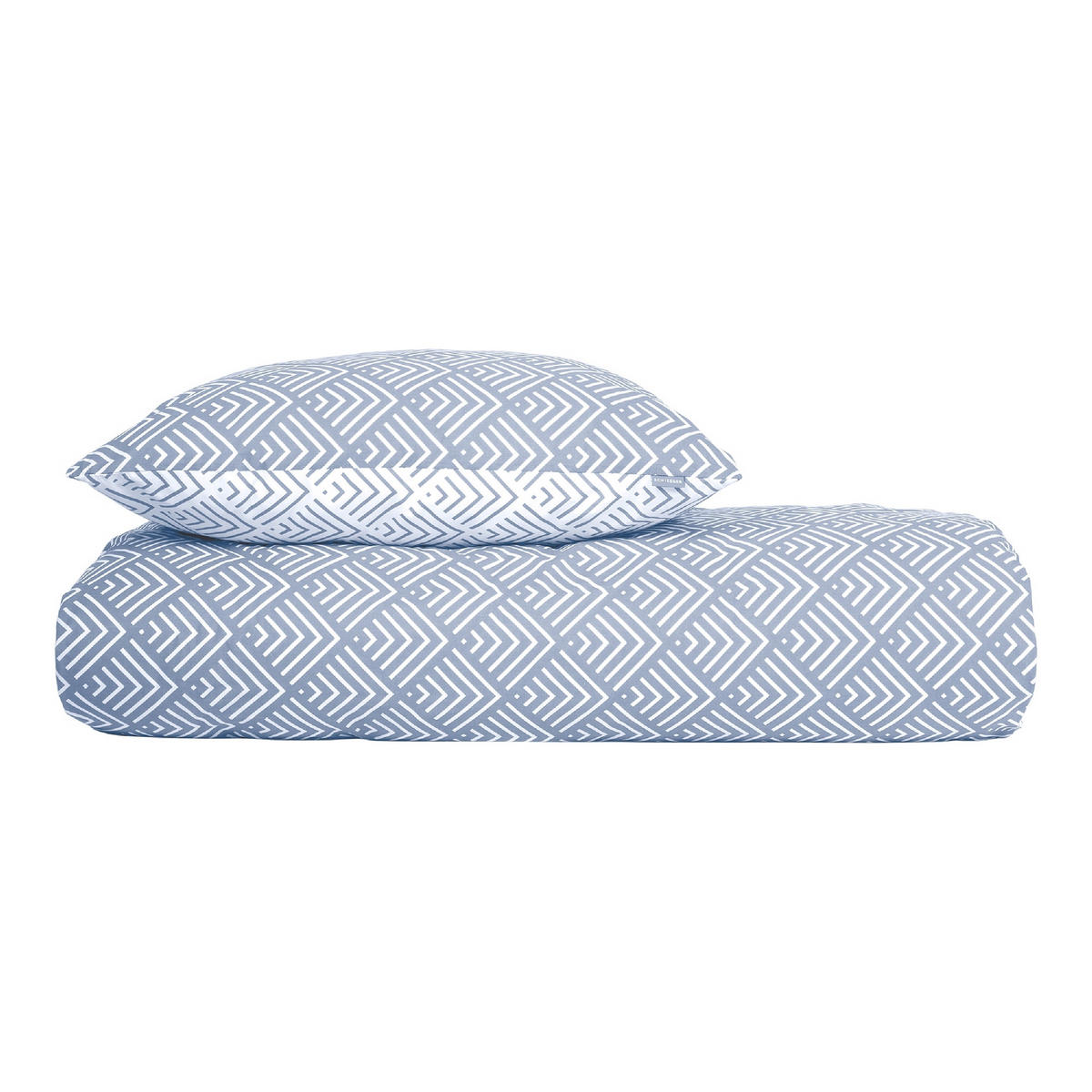 BETTWÄSCHE 2-teilig MABEL Renforcé 135/200 cm  - Hellblau, Basics, Textil (135/200cm)