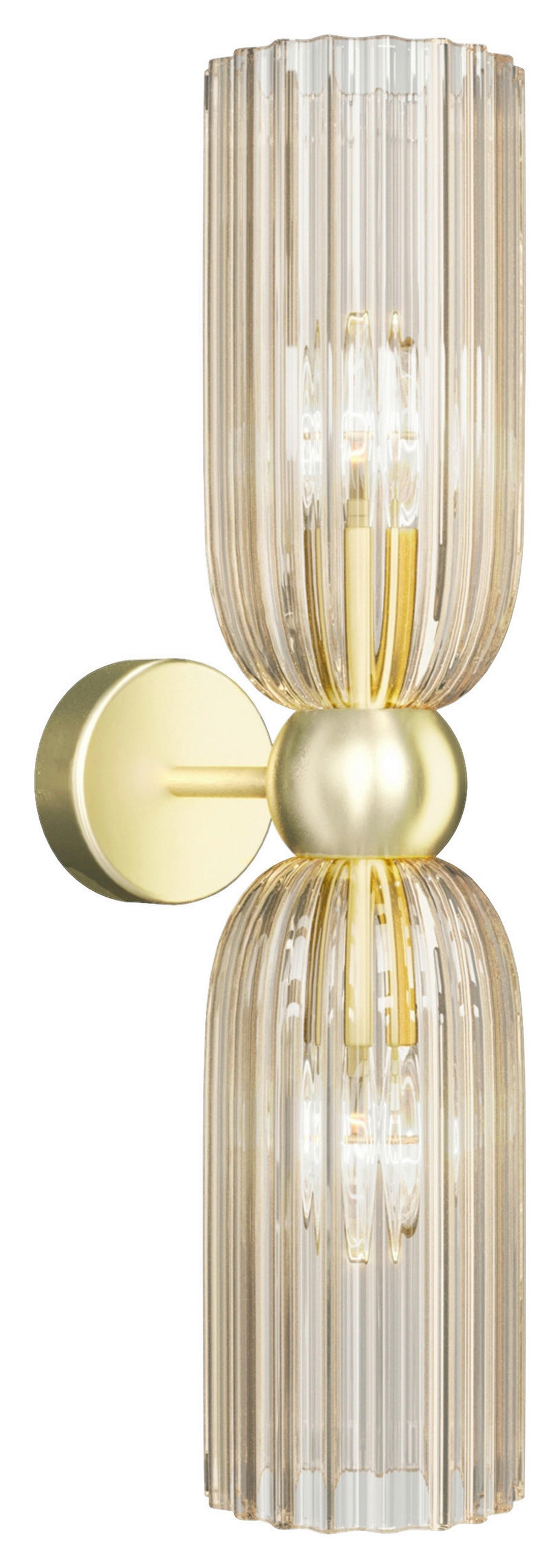 WANDLEUCHTE - Goldfarben, Glas/Metall (18/43,5/10cm) - MAYTONI