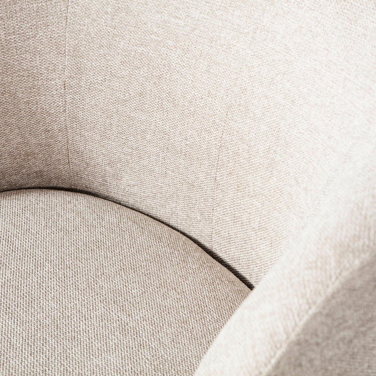 SESSEL in Webstoff Weiß  - Schwarz/Weiß, Design, Kunststoff/Textil (70/68/77cm) - Livetastic