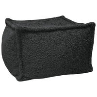 POUF Bouclé Grau 70/70/40 cm  - Grau, Design, Textil (70/70/40cm) - Carryhome