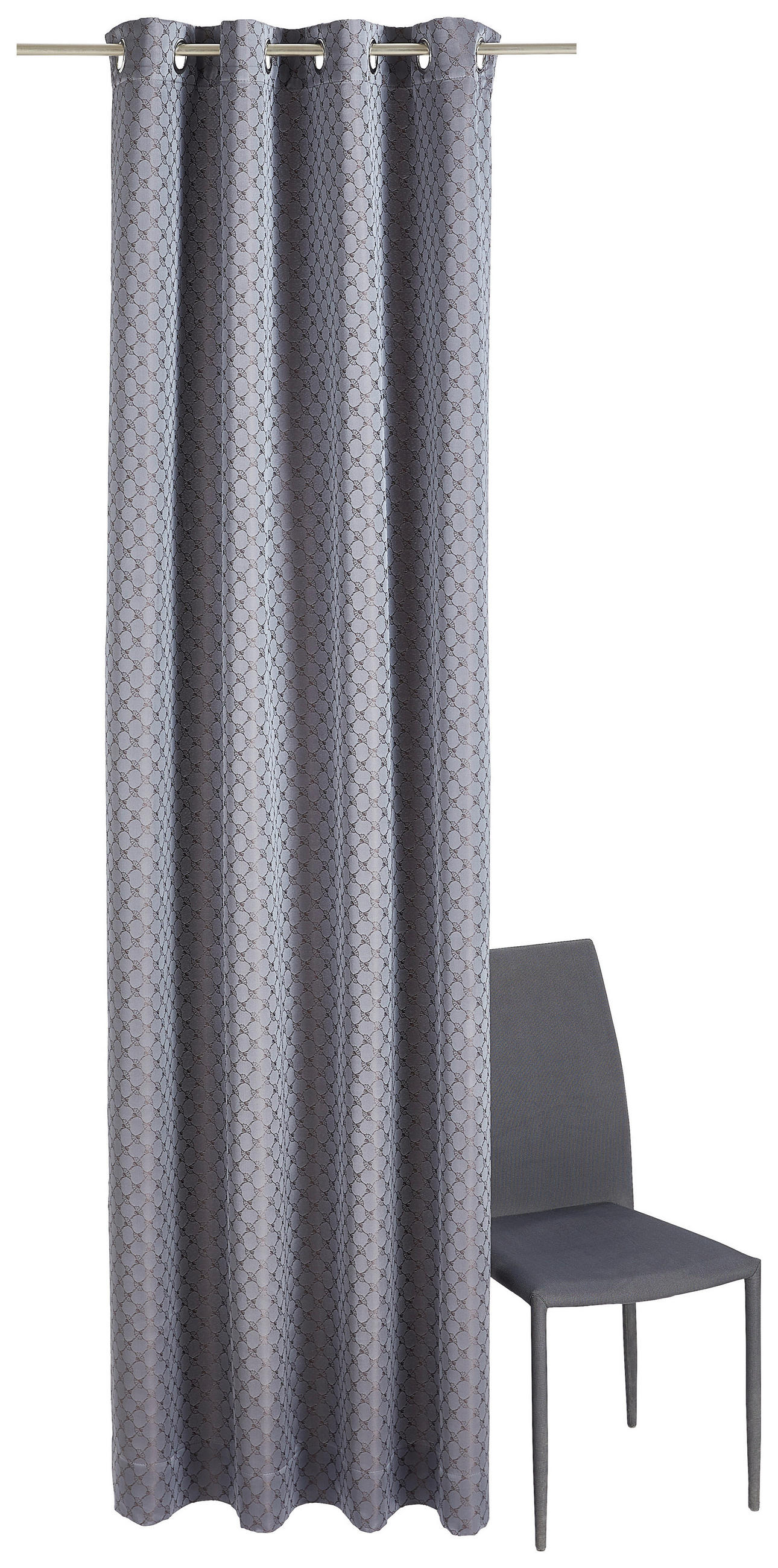 ÖSENSCHAL J-Allovers blickdicht 140/250 cm   - Dunkelbraun, Design, Textil (140/250cm) - Joop!