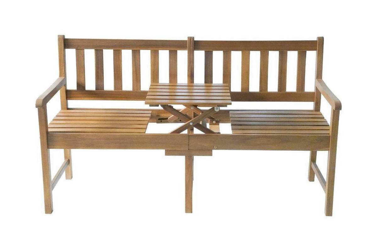 ZÁHRADNÁ LAVICA, akácia, drevo - farba akácie, Basics, drevo (153/57/88cm) - Prestige Home