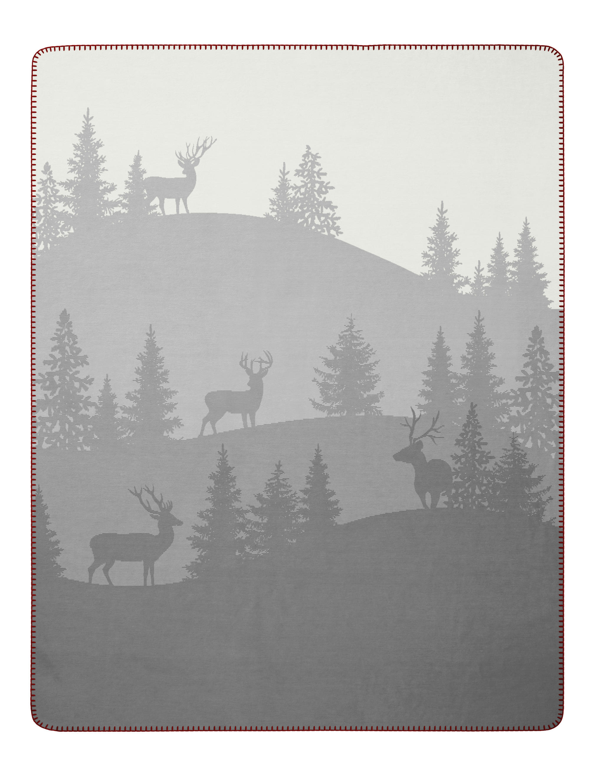 TAKARÓ 150/200 cm  - világosszürke/krémszínű, Basics, textil (150/200cm)