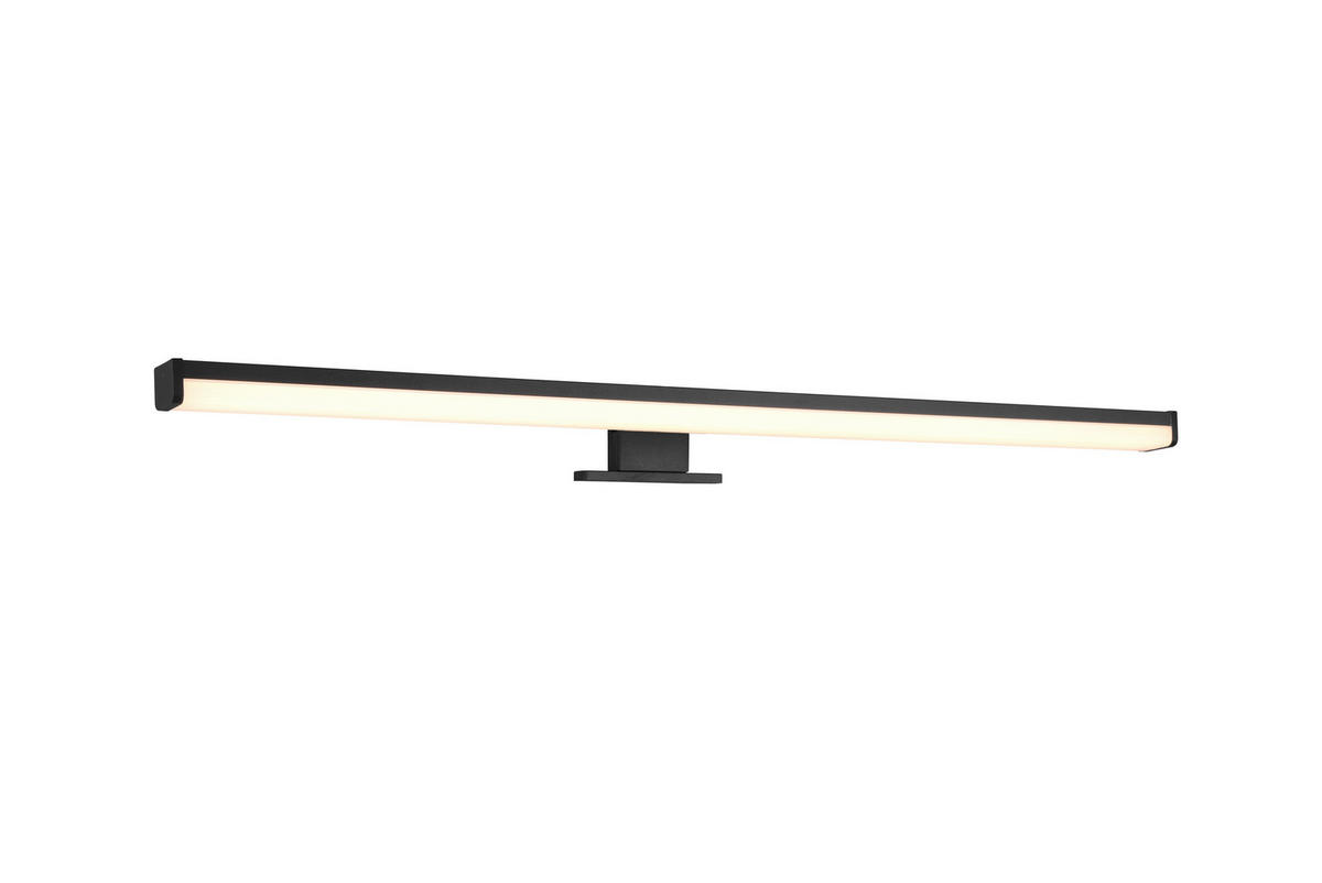 BADEZIMMER-WANDLEUCHTE - Schwarz, Basics, Kunststoff (60/6cm) - Trio Leuchten