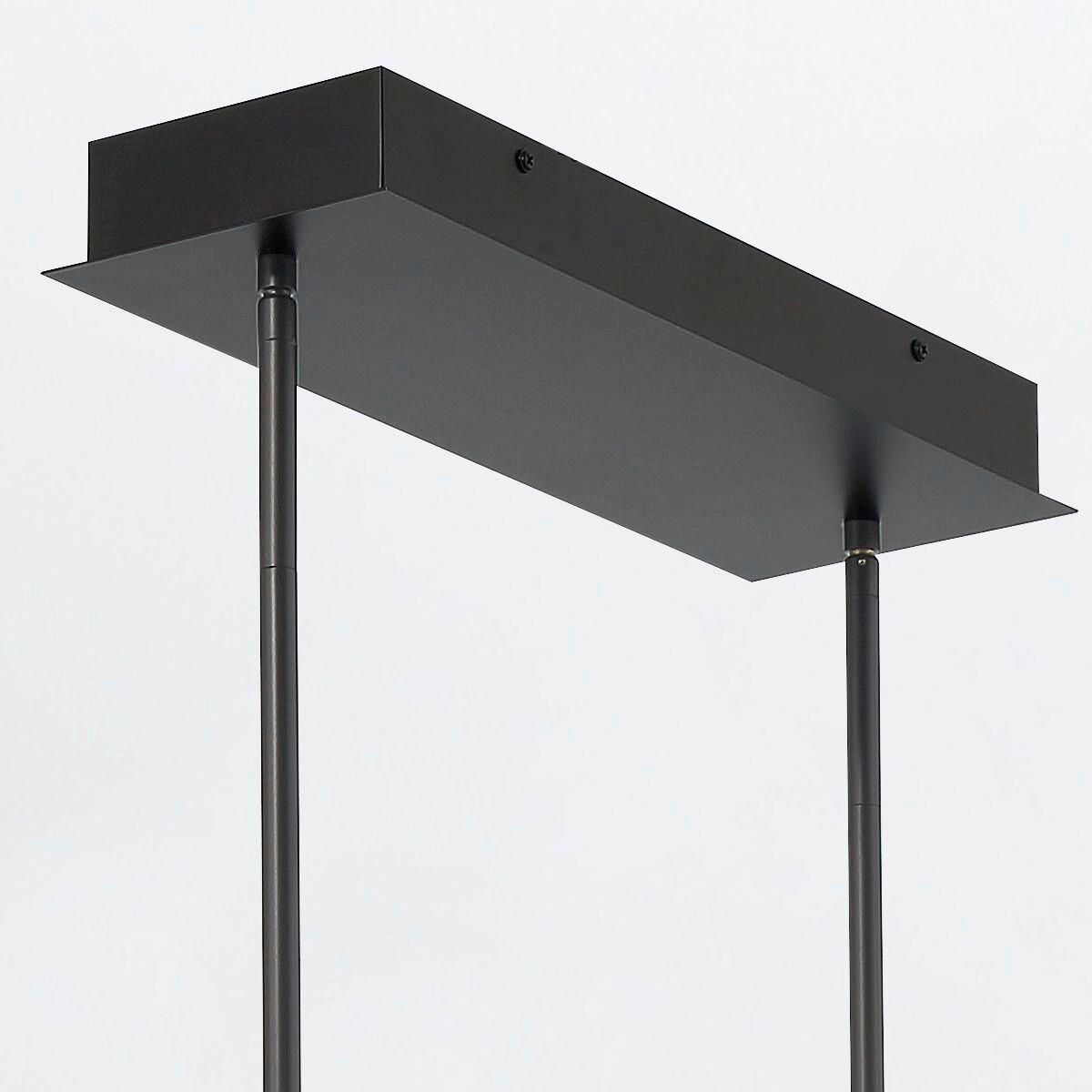 LED-HÄNGELEUCHTE Eurofase 50/122,8/23,1 cm   - Schwarz, Design, Kunststoff/Metall (50/122,8/23,1cm) - Elstead Lighting