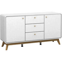 SIDEBOARD Cassie 140/75/39 cm  - Weiss/Eichefarben, Design, Holz/Holzwerkstoff (140/75/39cm) - MID.YOU