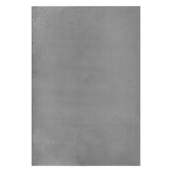 FLATVÄVD MATTA 80/200 cm Laura  - grå, Design, textil (80/200cm) - Novel