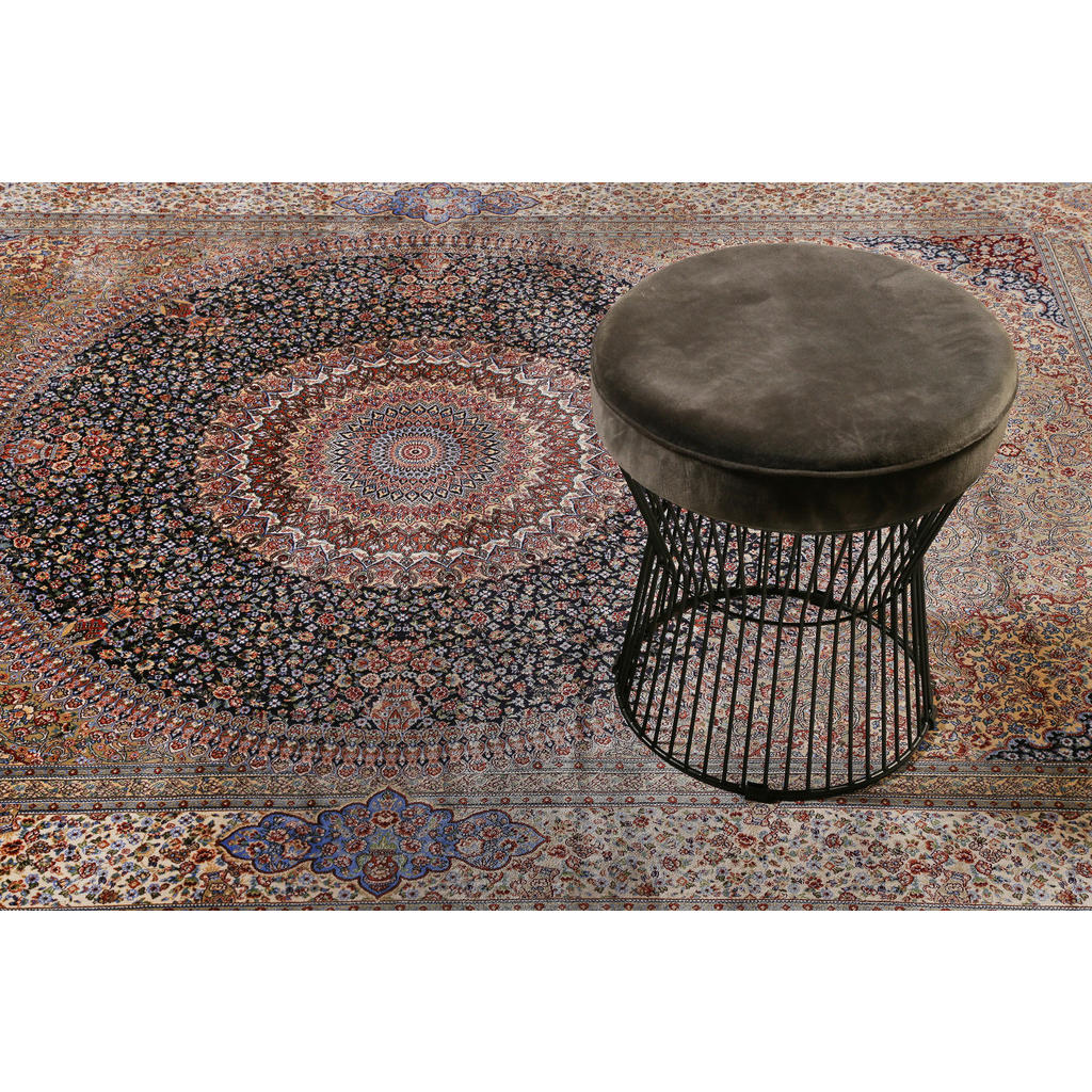 Thumbnail - Novel Webteppich Täbriz, Blau, Braun, Beige, Textil, orientalisch, rechteckig, 250x340 cm, Textiles Vertrauen - Oeko-Tex...