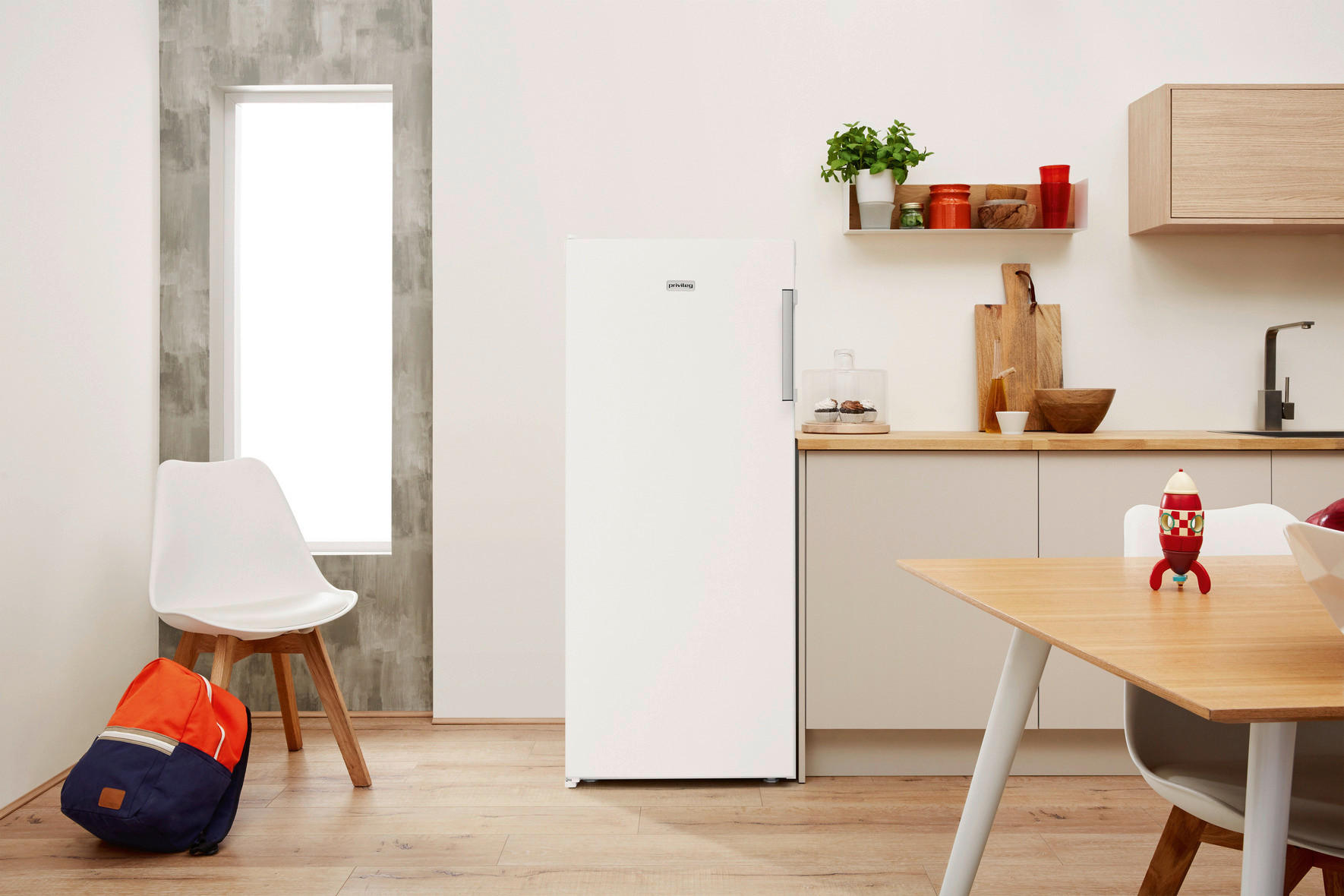 GEFRIERSCHRANK PFVN 246 W  - Weiß, Basics (59,5/142/64,5cm) - Privileg