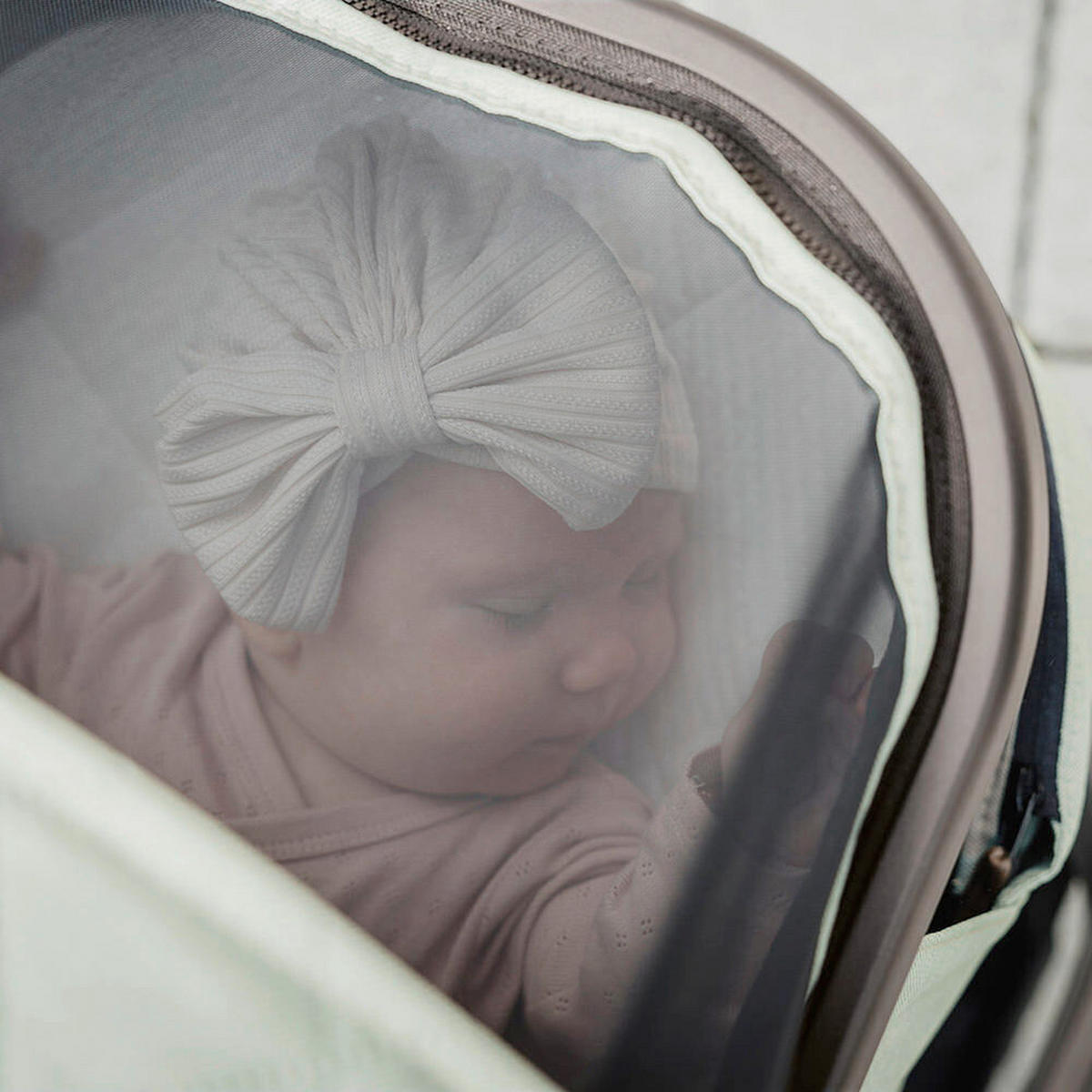 KOMBIKINDERWAGEN  FX4 Swing Set  Mokka  - Beige/Schwarz, Basics, Textil (100/55/130cm) - Gesslein