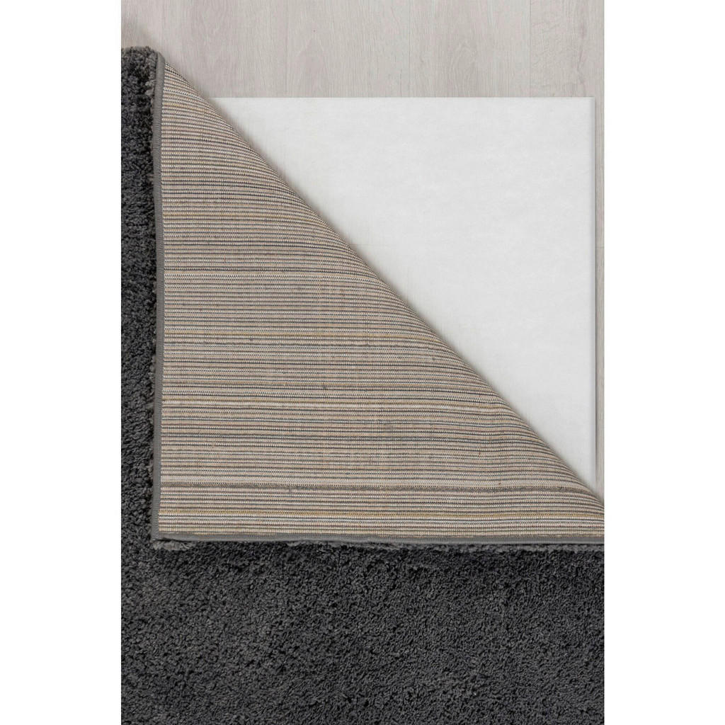 Thumbnail - Xora Shaggy Flair Rugs, Grau, Dunkelgrau, Textil, Uni, rechteckig, 80x150 cm, Reach, AZO-frei, für Fußbodenheizung geeig...