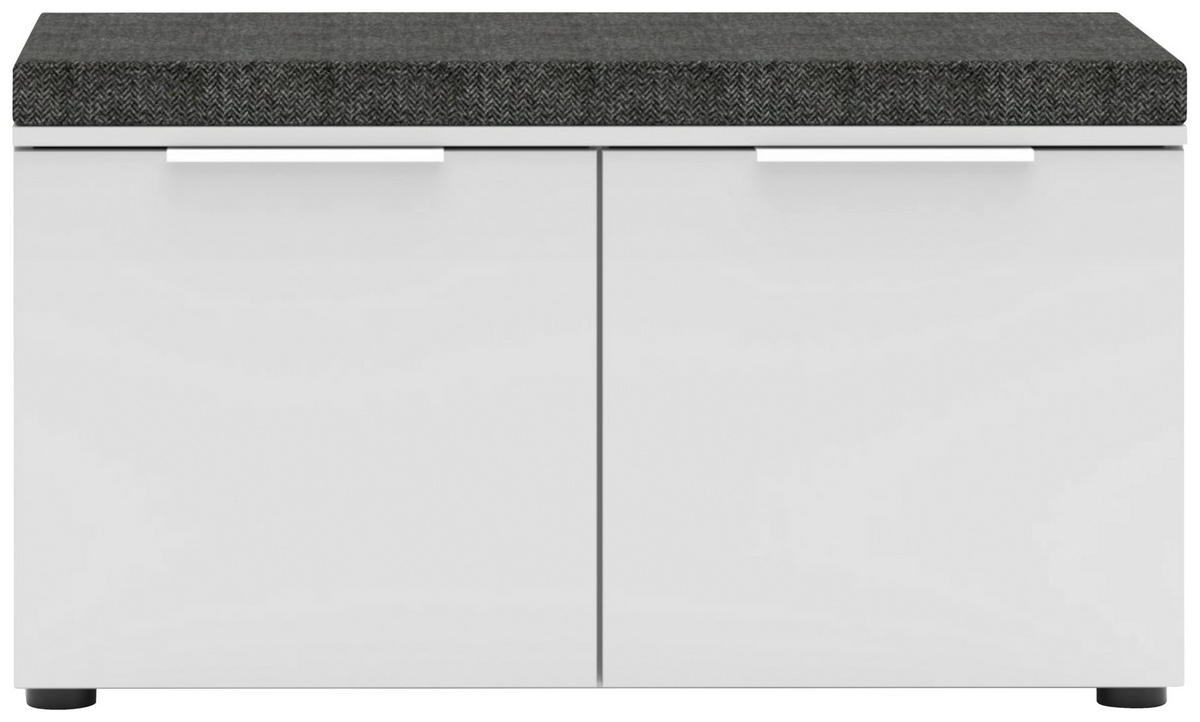GARDEROBNA KLOP  - barve kroma/bela, Moderno, kovina/leseni material (90/51/41cm) - Voleo