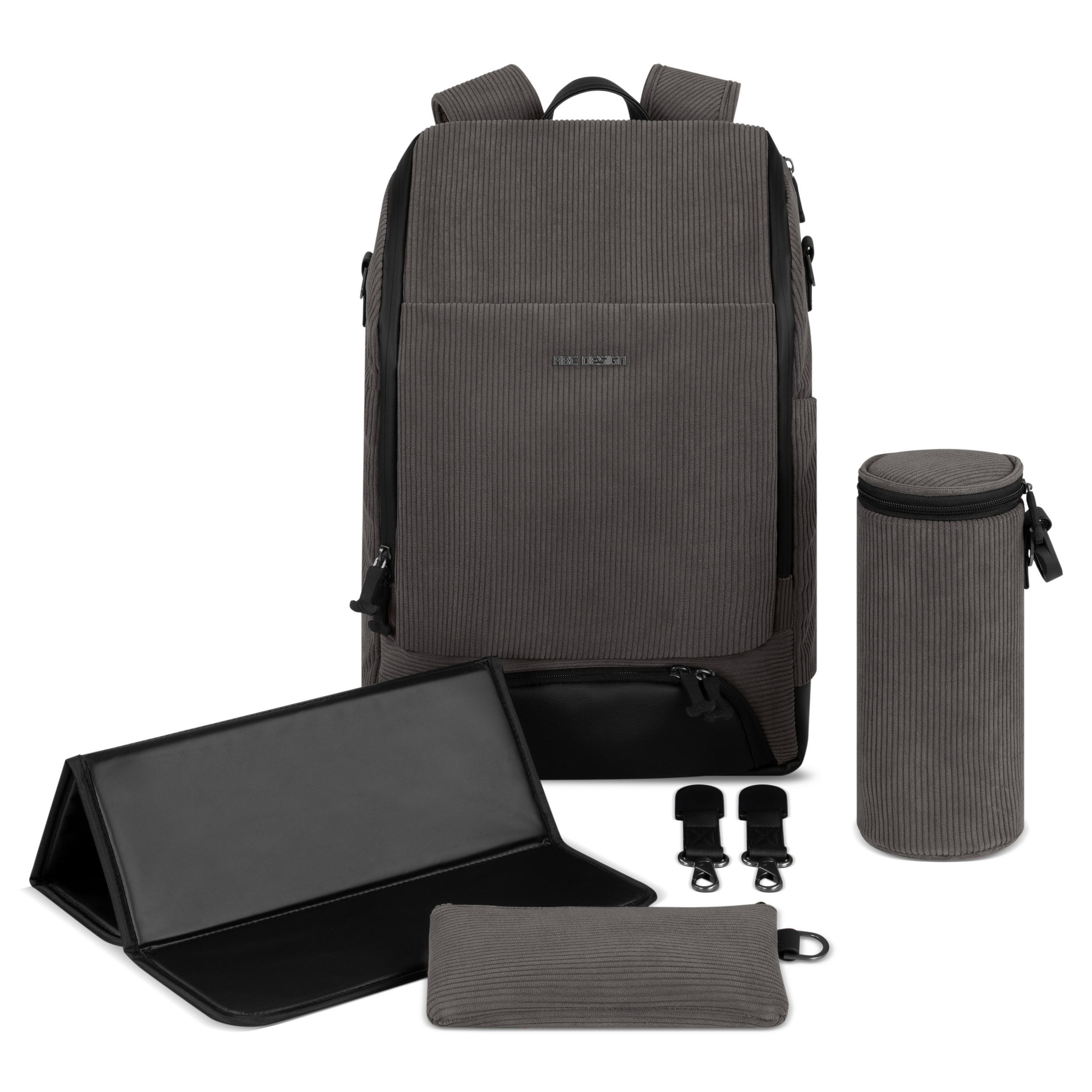 WICKELRUCKSACK Active  - Grau, Basics, Textil (44/30/17cm) - ABC Design