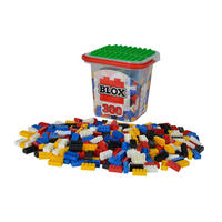 KOCKE - modra/rumena, Basics, umetna masa (20/20/19,5cm) - Simba