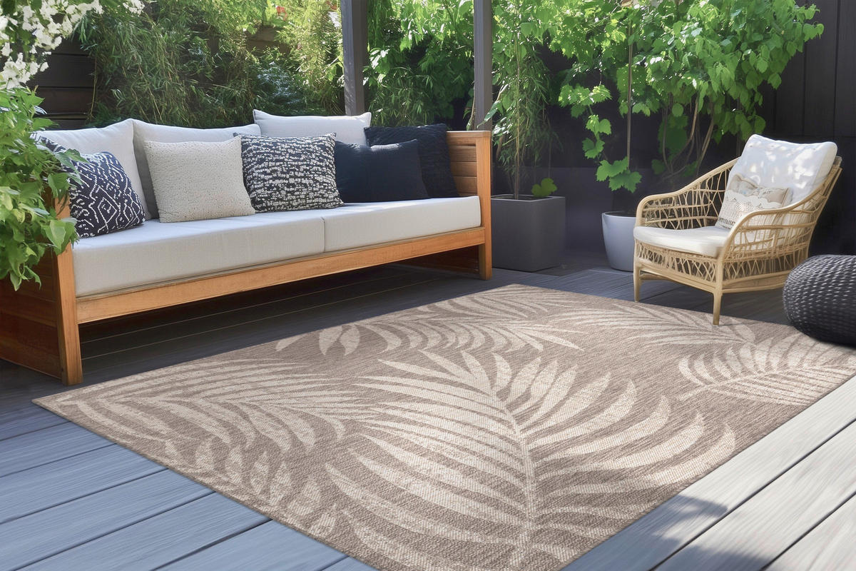 FLACHWEBETEPPICH 200/290 cm Taupe rechteckig  - Taupe, Basics, Textil (200/290cm) - Kayoom