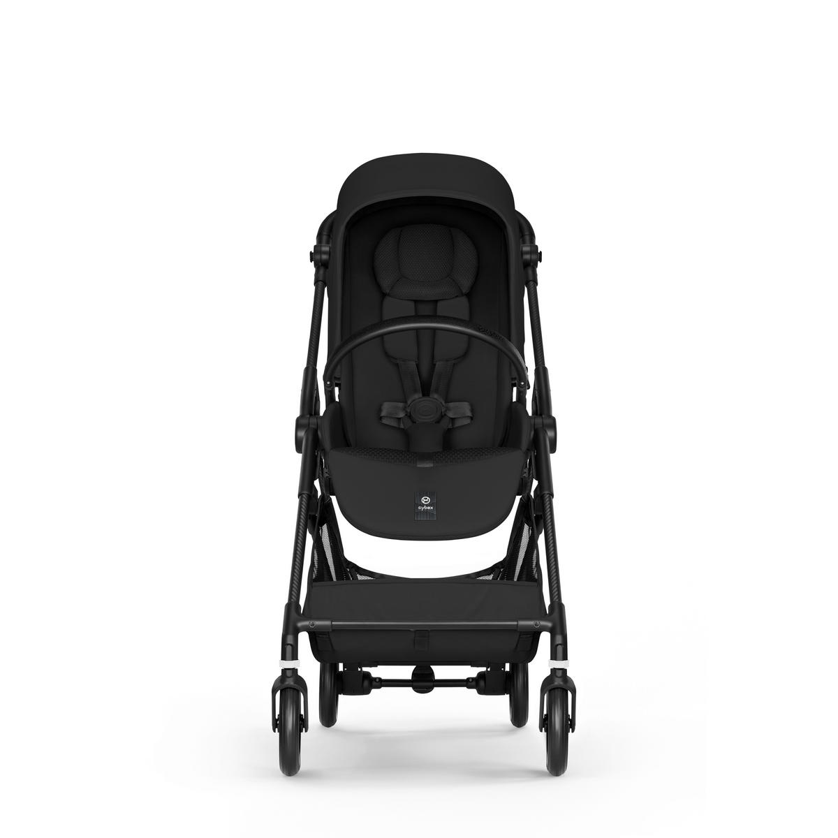 KINDERWAGEN  Melio Carbon  Magic Black  - Schwarz, Basics, Textil/Metall (82-91/49/96,5 - 107cm) - cybex GOLD