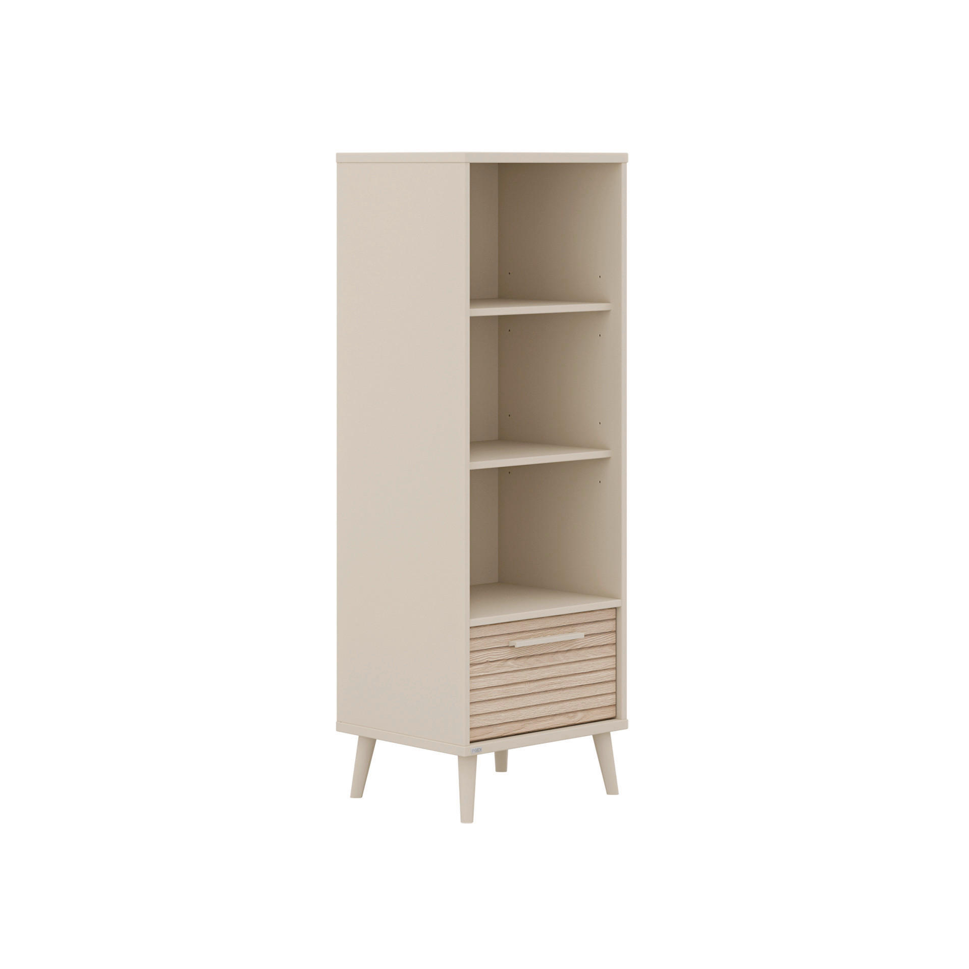 AUFBEWAHRUNGSREGAL - Eichefarben/Beige, Basics, Holzwerkstoff/Kunststoff (48,40/139,2/41,1cm) - Paidi