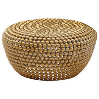 KONFERENČNÝ STOLÍK, zlatá, kov, 60/60/30 cm - zlatá, Modern, kov (60/60/30cm) - MID.YOU