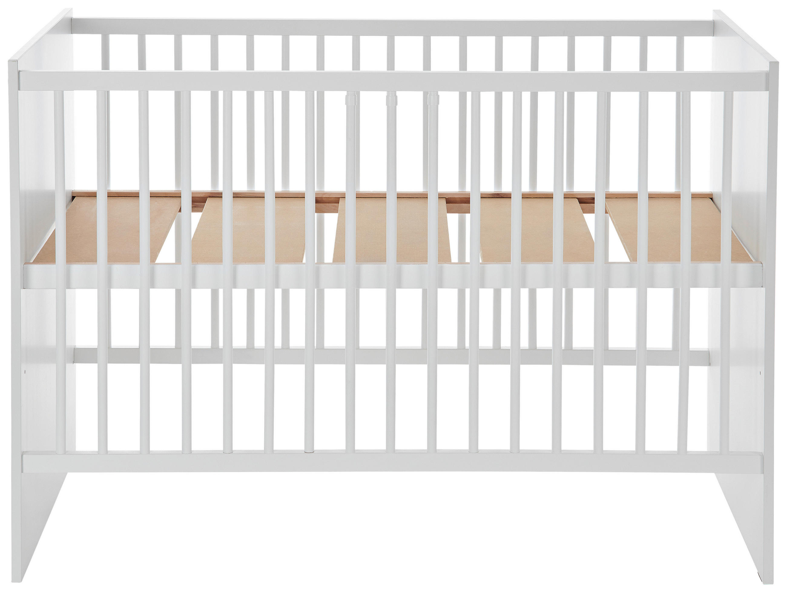 OTROŠKA POSTELJICA Paula bukev masivno 124/65/86 cm bela  - bela, Basics, les (124/65/86cm) - My Baby Lou