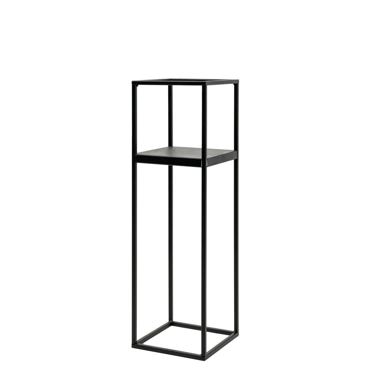 BLUMENSTÄNDER Metall  - Schwarz, Basics, Metall (19/62/19cm)