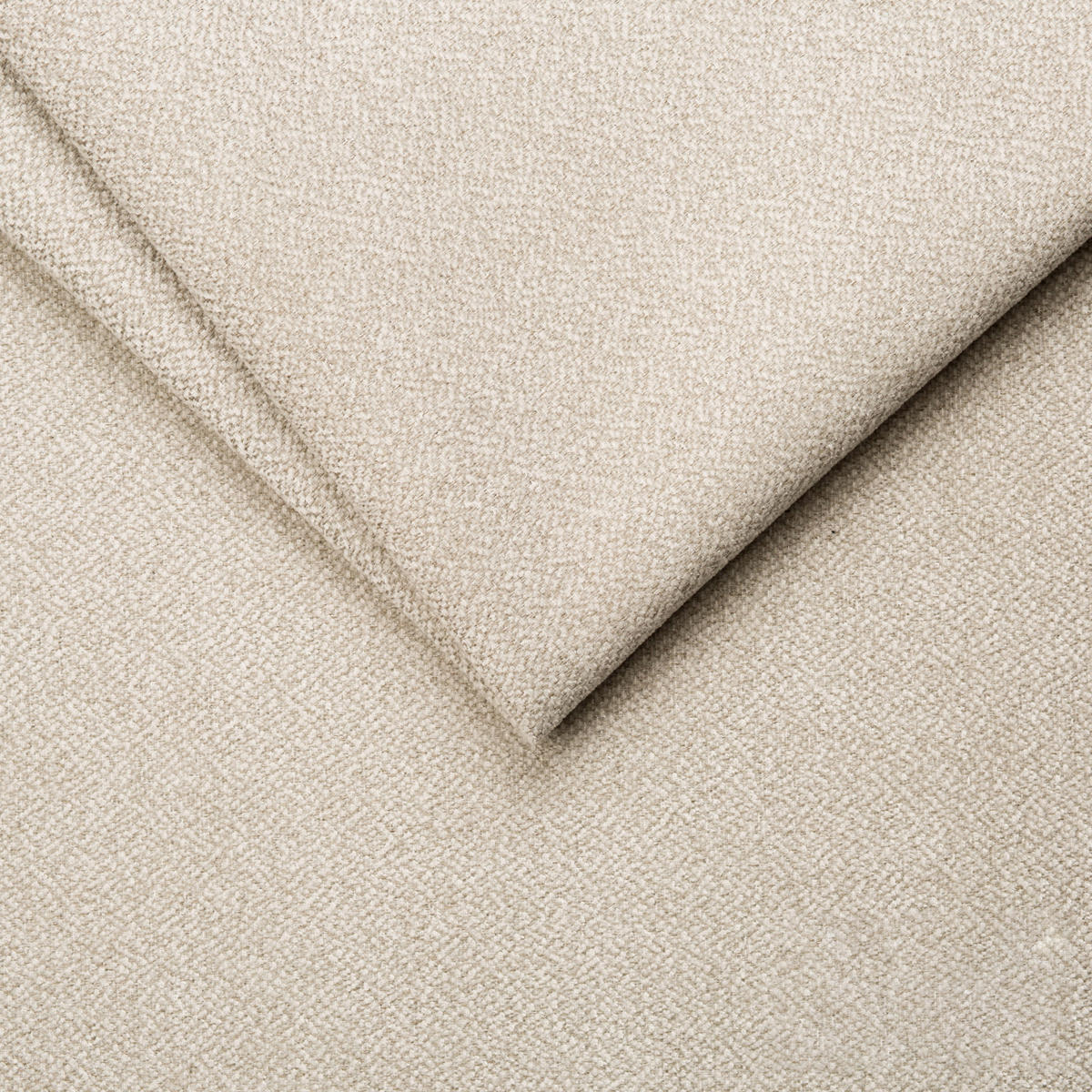 ECKSOFA  in Chenille Beige  - Beige/Schwarz, KONVENTIONELL, Holz/Textil (159/221cm) - Carryhome