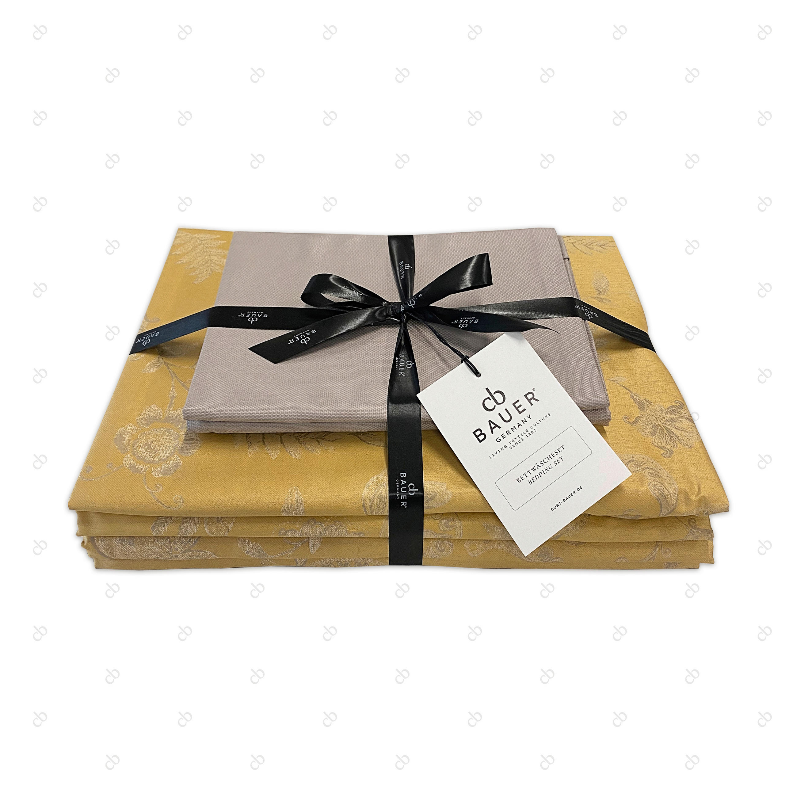 POVLEČENÍ, damašek, medová, 140/200 cm - medová, Basics, textil (140/200cm) - Curt Bauer