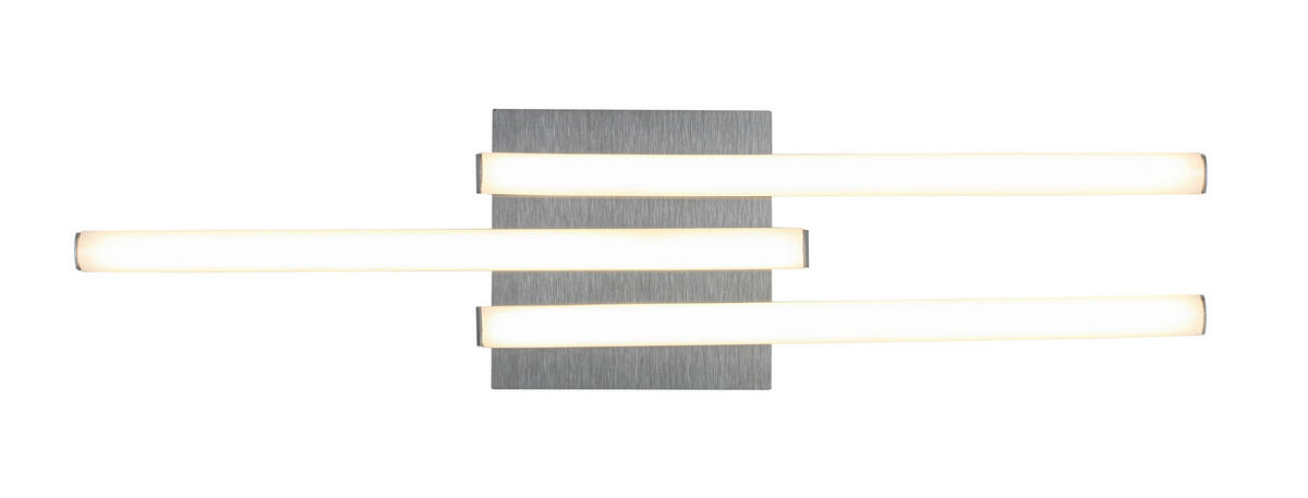 LED PLAFONJERA  - bela/srebrna, Osnovno, metal/plastika (54,5/14/6,5cm) - Boxxx