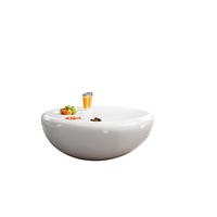 COUCHTISCH in Kunststoff 100/100/38 cm  - Weiß Hochglanz, Design, Kunststoff (100/100/38cm) - Livetastic