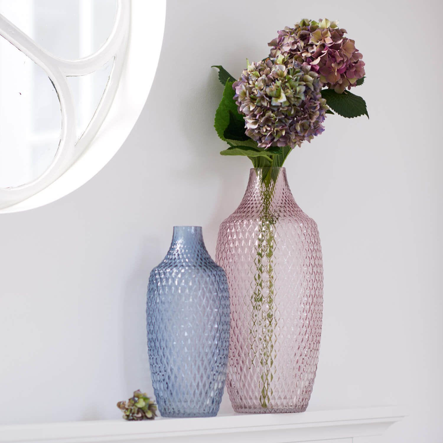 VASE 40,00 cm  - Violett, Basics, Glas (17/40cm) - Leonardo