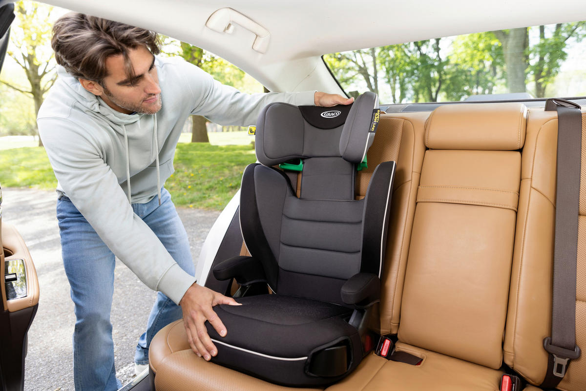 KINDERAUTOSITZ Logico L R129  - Schwarz, Basics, Kunststoff/Textil (39/46,3/64,5-85,5cm) - Graco