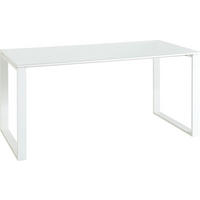 SCHREIBTISCH 160/80/75 cm  in Weiss  - Weiss, Modern, Glas/Holzwerkstoff (160/80/75cm) - Germania