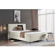 BOXBETT 160/200 cm  in Ecru  - Ecru/Schwarz, Design, Holz/Holzwerkstoff (160/200cm) - Xora