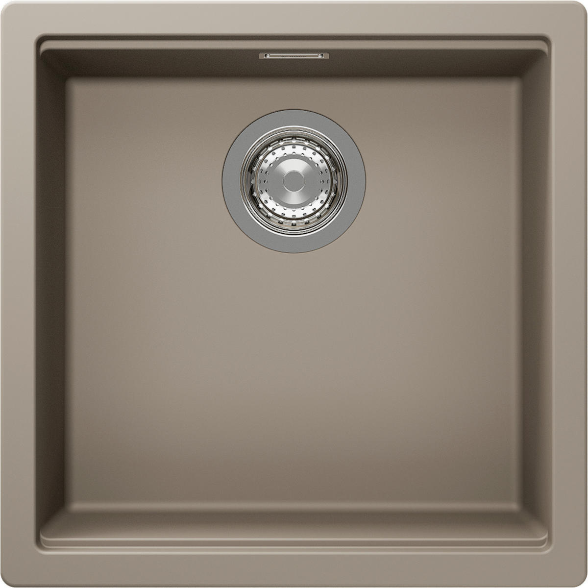 SPÜLE KIRN100FBTWI  - Beige, Basics, Stein (45,6/28,9/45,6cm) - Schock