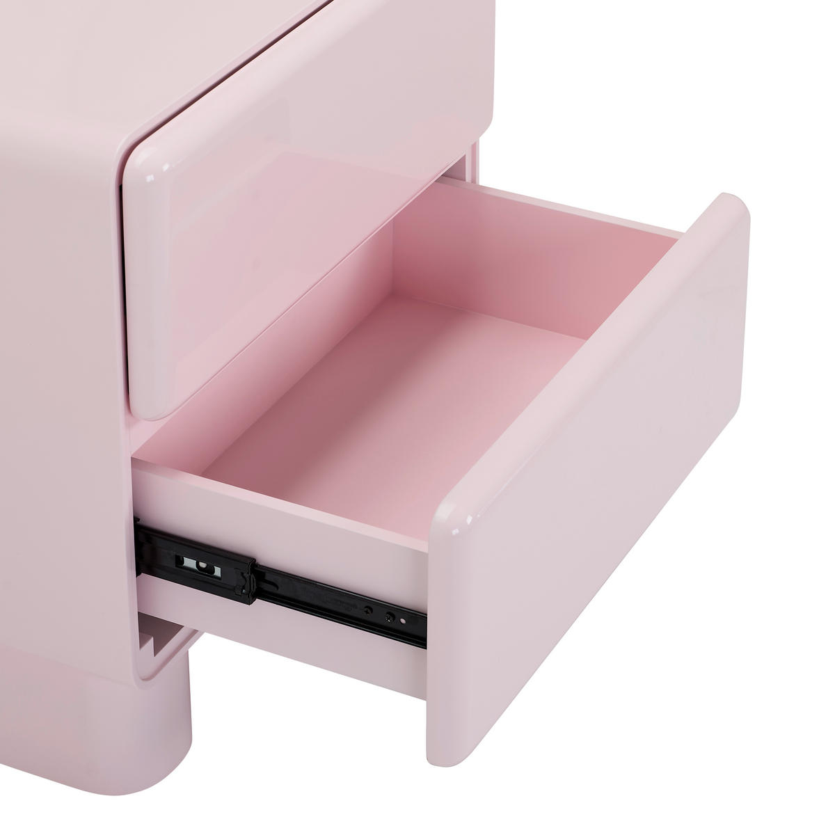 NACHTSCHRANK 56,5/56,5/42,5 cm  - Rosa, Design, Holzwerkstoff (56,5/56,5/42,5cm) - Novel