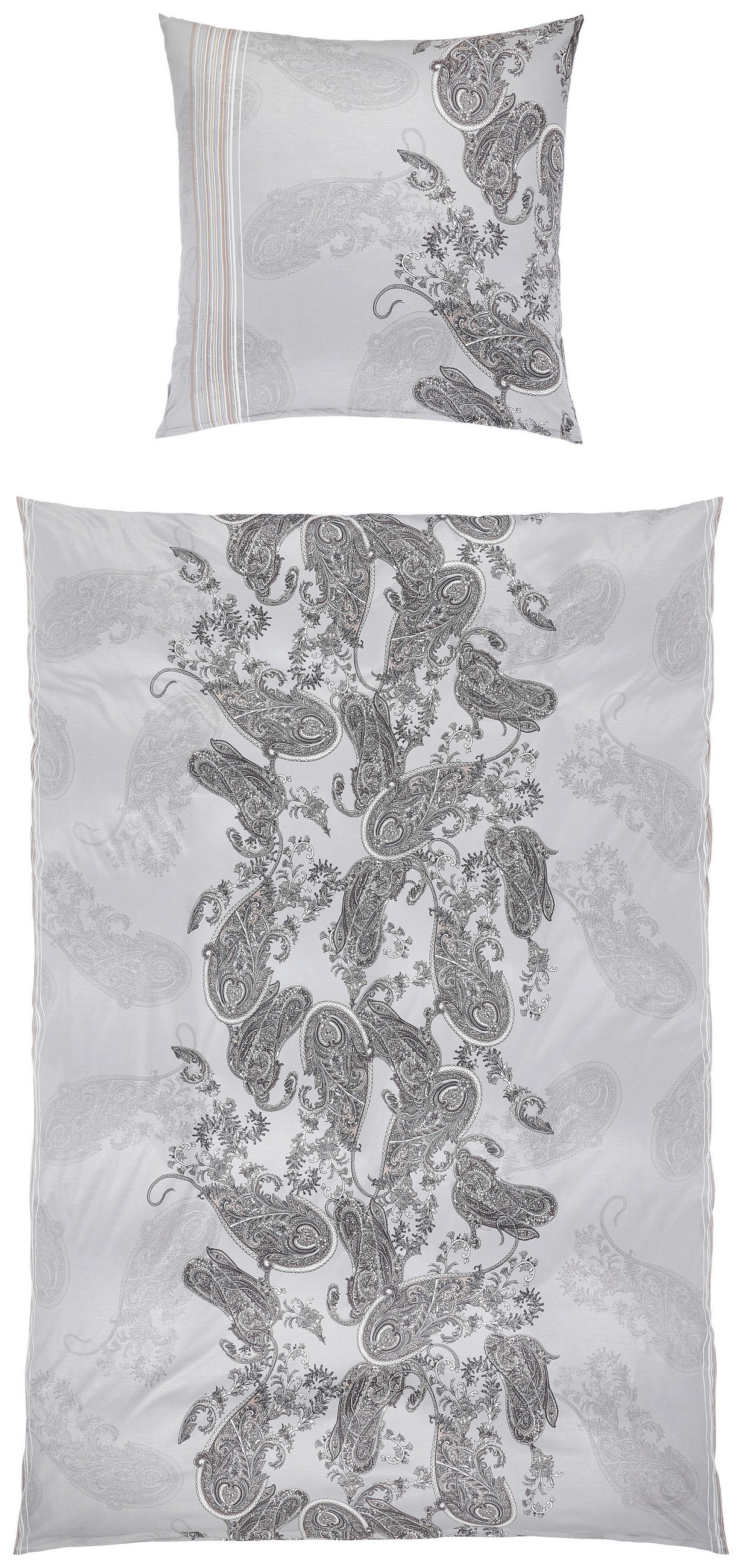 BETTWÄSCHE RAYA Interlock-Jersey 155/220 cm  - Taupe, Design, Textil (155/220cm) - Estella