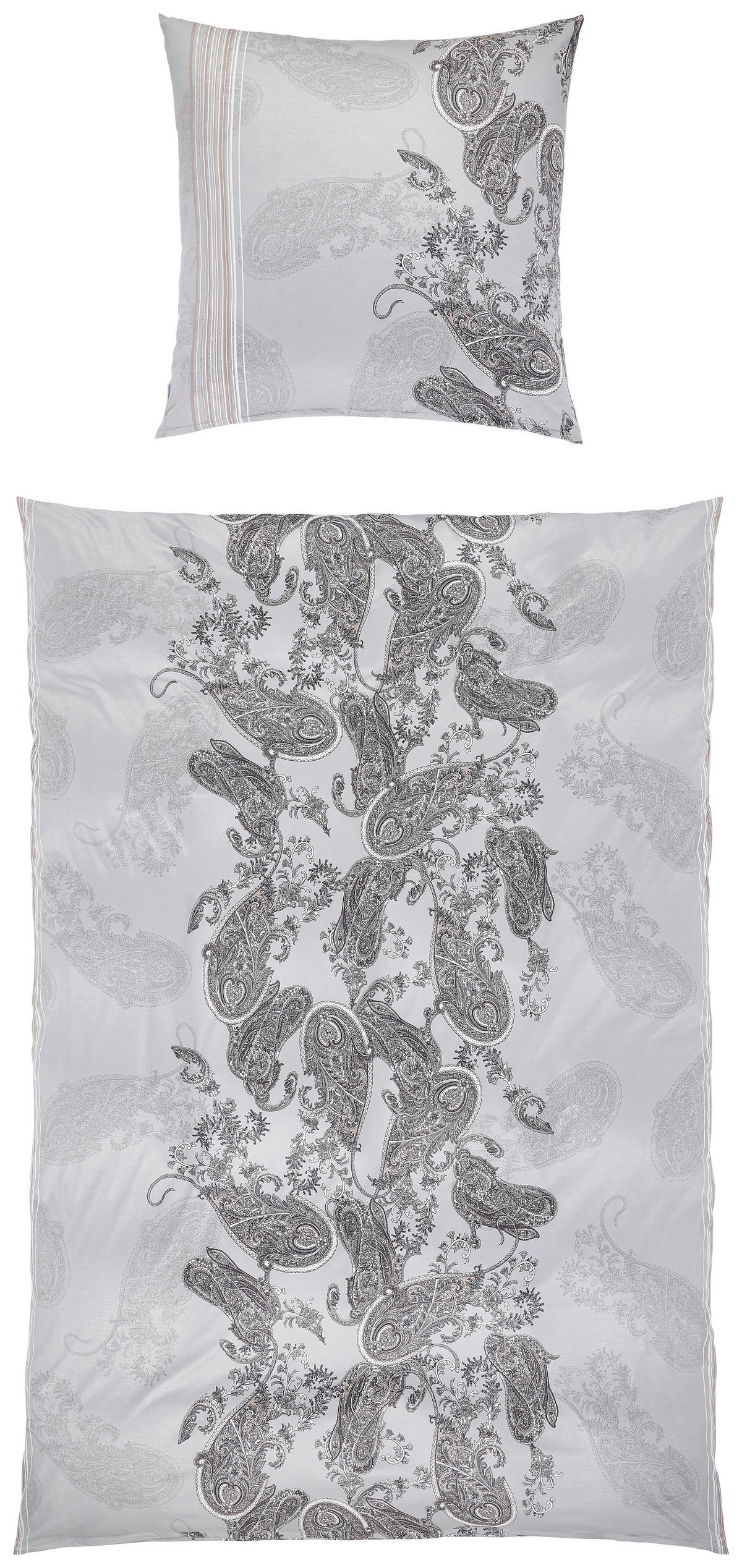 BETTWÄSCHE RAYA Interlock-Jersey 155/220 cm  - Taupe, Design, Textil (155/220cm) - Estella