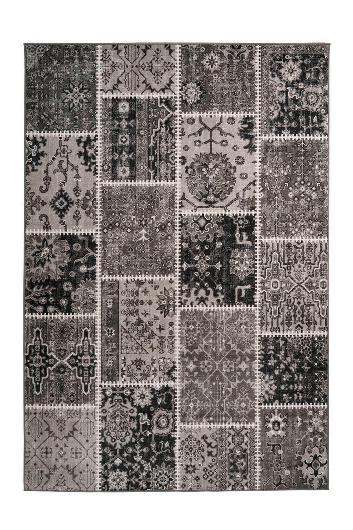 VINTAGE-TEPPICH 200/290 cm Ariya Grau  - Grau, Trend, Textil (200/290cm) - Kayoom
